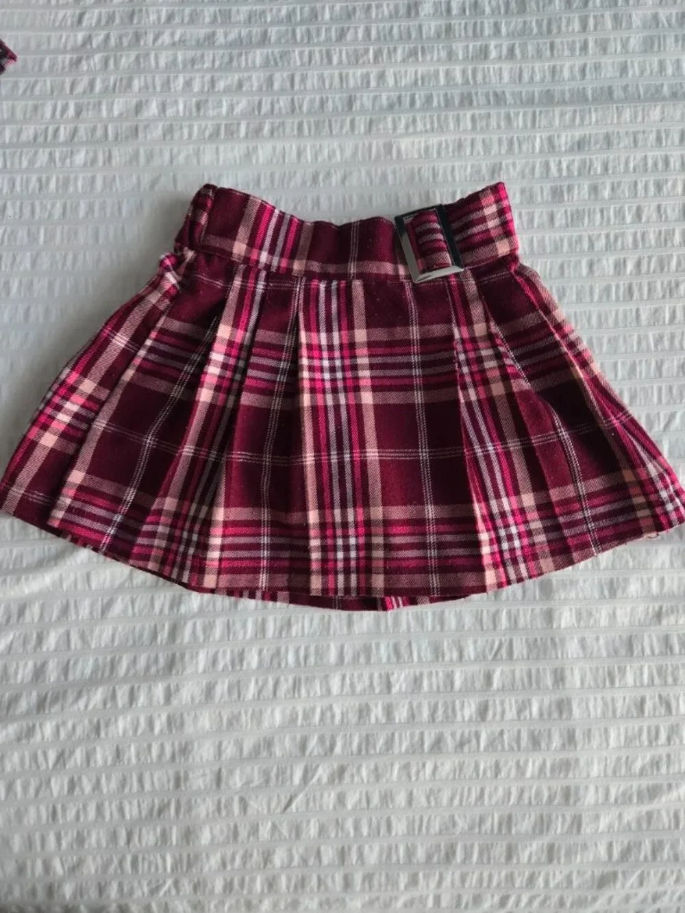Girls Plaid Skirt Bundle Lot Size 4T & XS Justice Garanimals Pleated School Styl